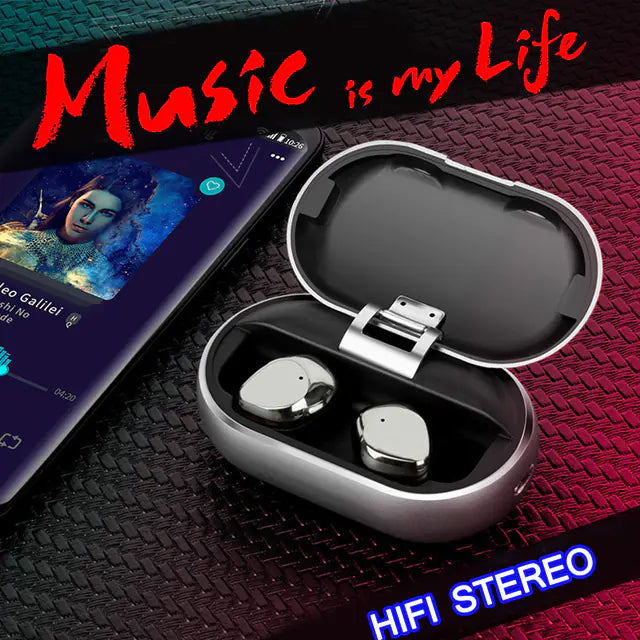 Bluetooth In-Ear Headphones for Sports (Mini Size)